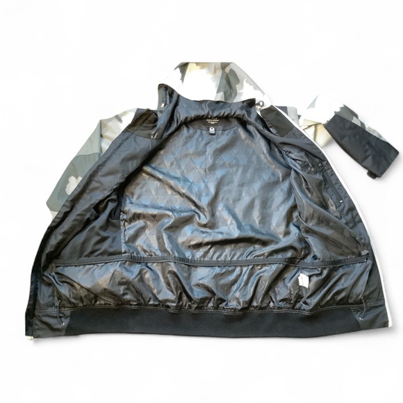 Neff Destroyer 2 Men's Snowboard/Ski Jacket Black White Camo Size Medium - Picture 7 of 12